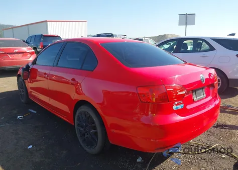 2012 Volkswagen Jetta 2.0L S z USA, uszkodzony, nr VIN 3VW2K7AJ8CM347979